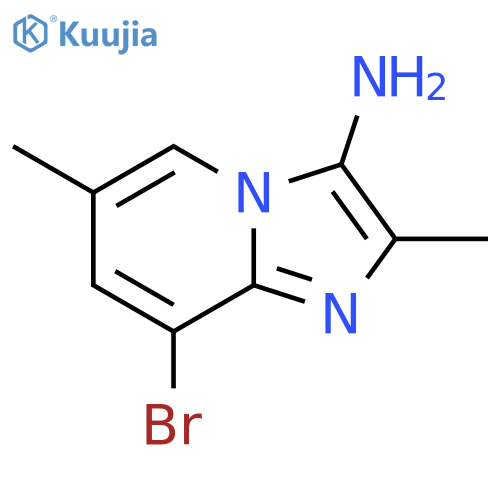 8-Bromo-2,6-Dimethylimidazo1,2-APyridin-3-Amine structure