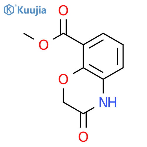 methyl 3-oxo-3,4-dihydro-2H-1,4-benzoxazine-8-carboxylate structure
