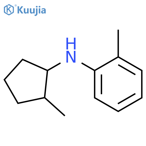 2-methyl-N-(2-methylcyclopentyl)aniline structure