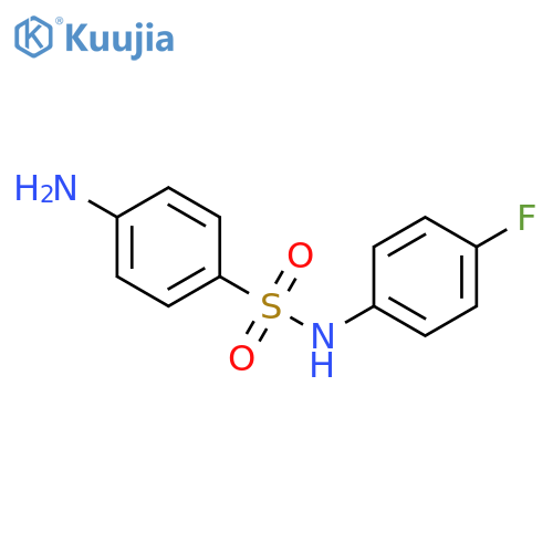 4-Amino-N-(4-fluorophenyl)benzenesulfonamide structure