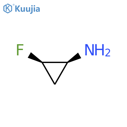 Cyclopropanamine, 2-fluoro-, (1S-cis)- structure