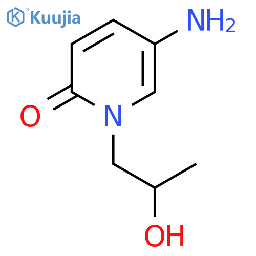 5-Amino-1-(2-hydroxypropyl)-1,2-dihydropyridin-2-one structure