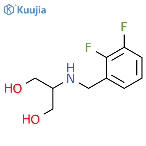 2-{(2,3-difluorophenyl)methylamino}propane-1,3-diol structure