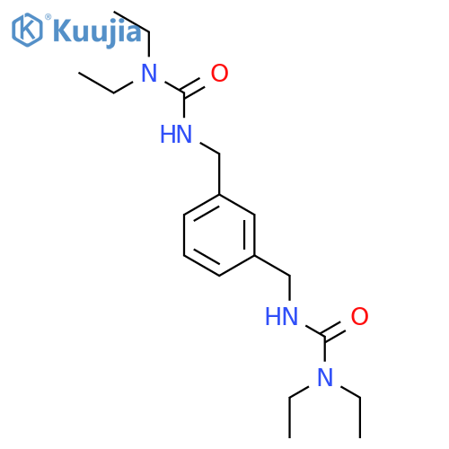 Urea, N,N''-[1,3-phenylenebis(methylene)]bis[N',N'-diethyl- structure