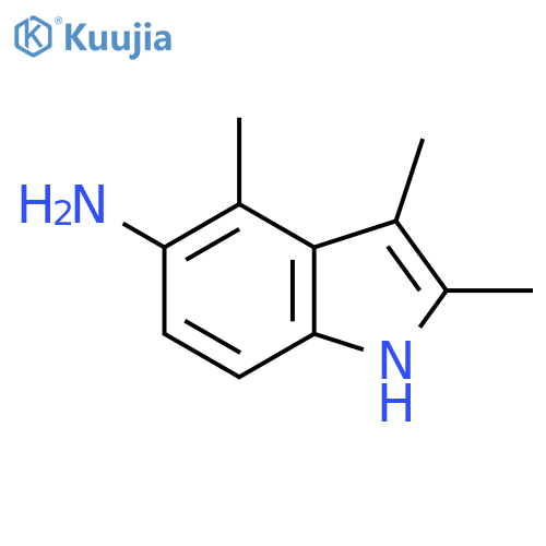 2,3,4-Trimethyl-1H-indol-5-amine structure
