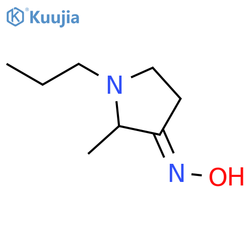 3-Pyrrolidinone, 2-methyl-1-propyl-, oxime structure