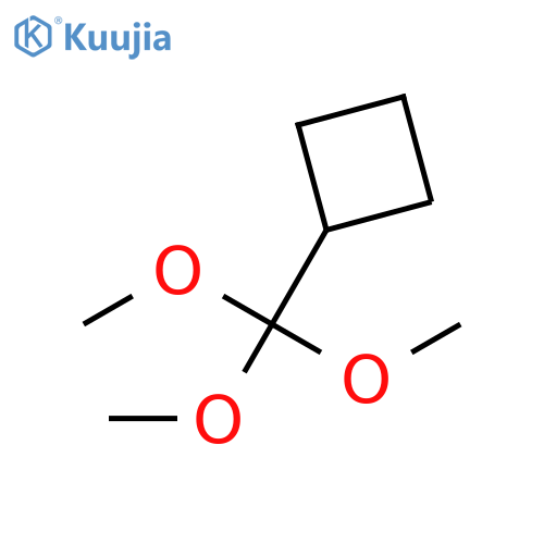 (trimethoxymethyl)cyclobutane structure