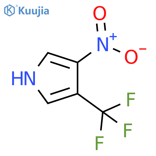 3-nitro-4-(trifluoromethyl)-1H-pyrrole structure