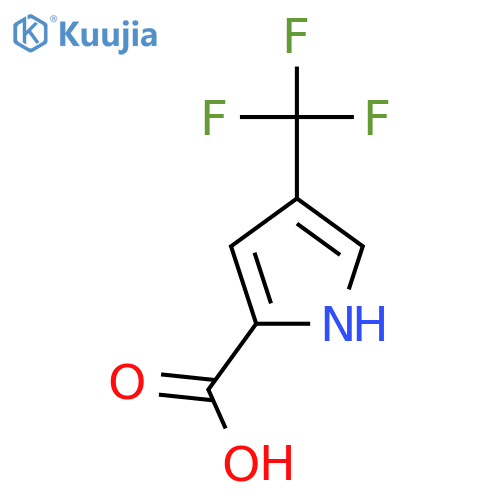 4-(Trifluoromethyl)-1H-pyrrole-2-carboxylic acid structure