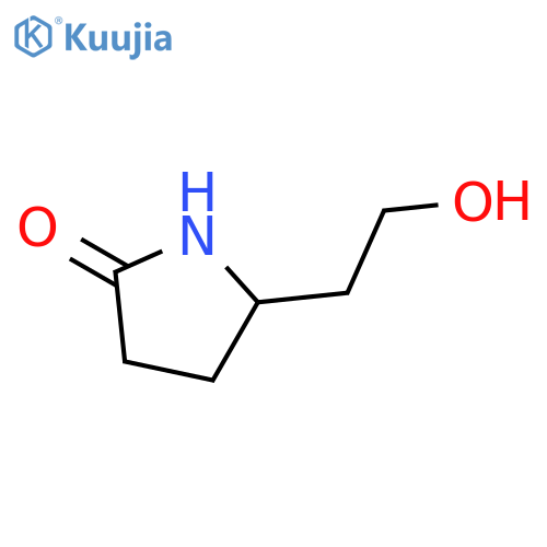 5-(2-hydroxyethyl)pyrrolidin-2-one structure