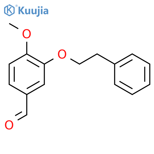 4-methoxy-3-(2-phenylethoxy)benzaldehyde structure