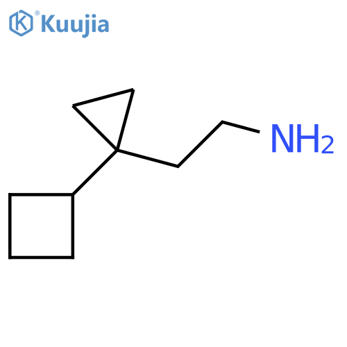 2-(1-cyclobutylcyclopropyl)ethan-1-amine structure