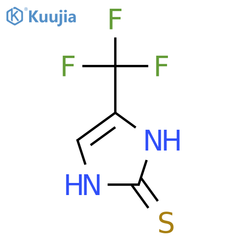 2H-Imidazole-2-thione, 1,3-dihydro-4-(trifluoromethyl)- structure