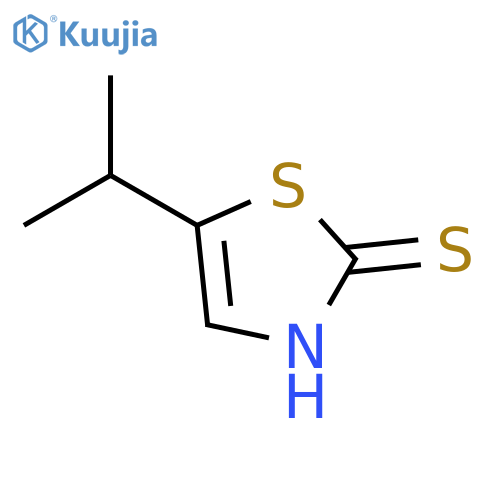 2(3H)-Thiazolethione,5-(1-methylethyl)- structure