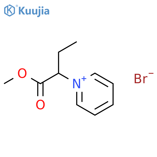 Pyridinium, 1-[1-(methoxycarbonyl)propyl]-, bromide structure