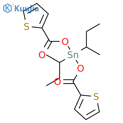 Stannane, bis(1-methylpropyl)bis[(2-thienylcarbonyl)oxy]- structure