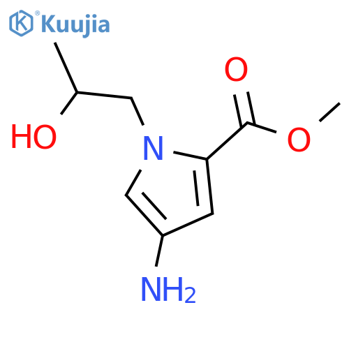 methyl 4-amino-1-(2-hydroxypropyl)-1H-pyrrole-2-carboxylate structure