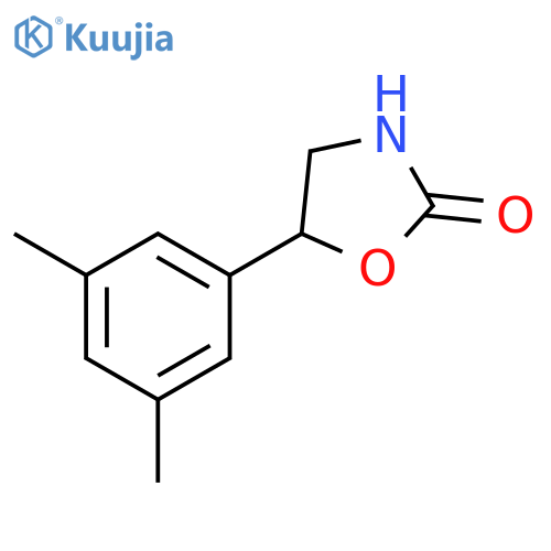 5-(3,5-dimethylphenyl)-1,3-oxazolidin-2-one structure