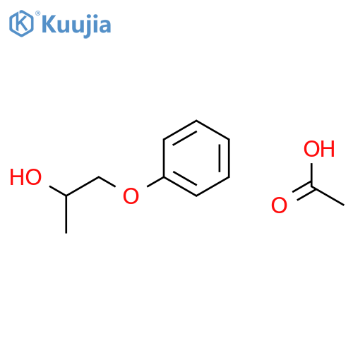 2-Propanol, 1-phenoxy-, acetate, (±)- structure