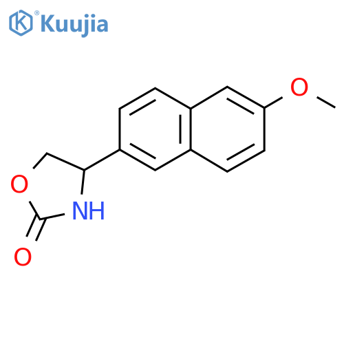 4-(6-methoxynaphthalen-2-yl)-1,3-oxazolidin-2-one structure