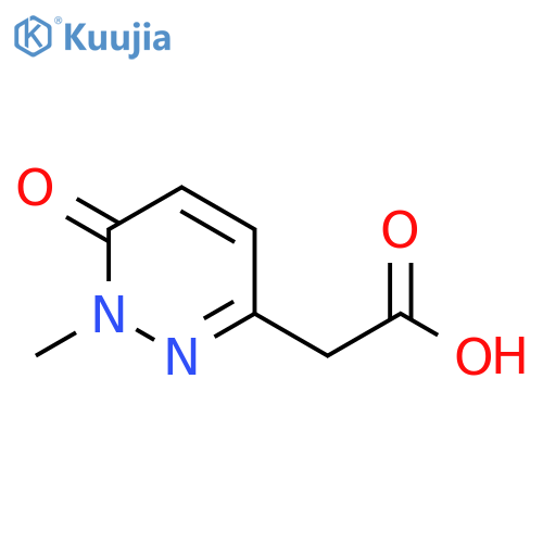 3-Pyridazineacetic acid, 1,6-dihydro-1-methyl-6-oxo- structure