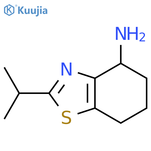 2-(propan-2-yl)-4,5,6,7-tetrahydro-1,3-benzothiazol-4-amine structure