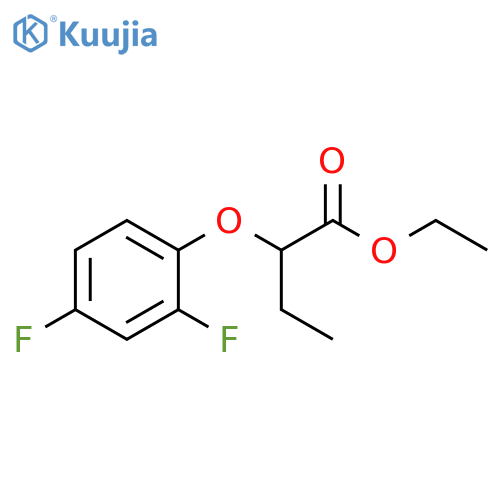 ethyl 2-(2,4-difluorophenoxy)butanoate structure