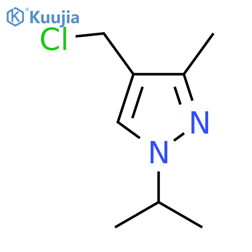 4-(Chloromethyl)-3-methyl-1-(propan-2-yl)-1H-pyrazole structure