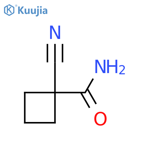 1-Cyanocyclobutane-1-carboxamide structure