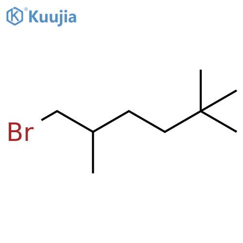 Hexane, 1-bromo-2,5,5-trimethyl- structure