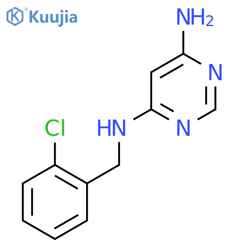 N4-(2-Chlorobenzyl)pyrimidine-4,6-diamine structure