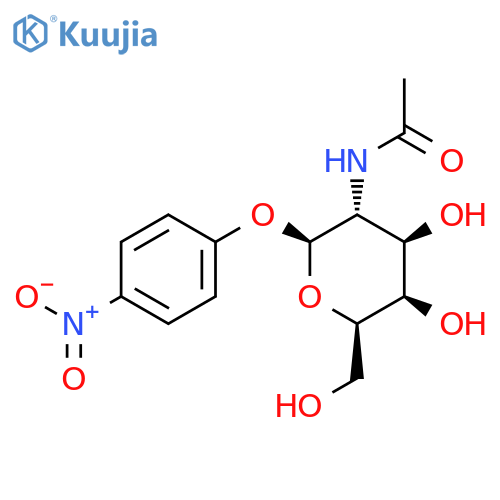 p-Nitrophenyl 2-Acetamido-2-deoxy-b-D-galactopyranoside structure