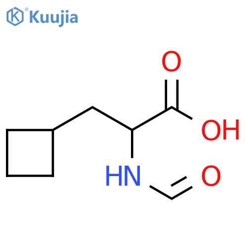 3-cyclobutyl-2-formamidopropanoic acid structure
