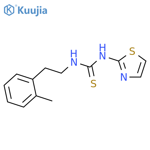 Thiourea,N-[2-(2-methylphenyl)ethyl]-N'-2-thiazolyl- structure
