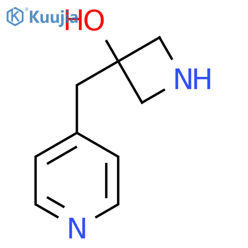 3-(pyridin-4-yl)methylazetidin-3-ol structure