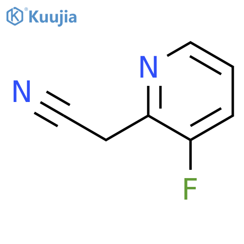 2-(3-Fluoropyridin-2-yl)acetonitrile structure