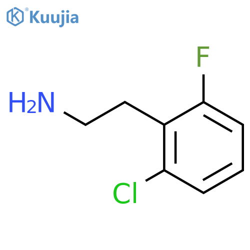 2-(2-chloro-6-fluorophenyl)ethan-1-amine structure