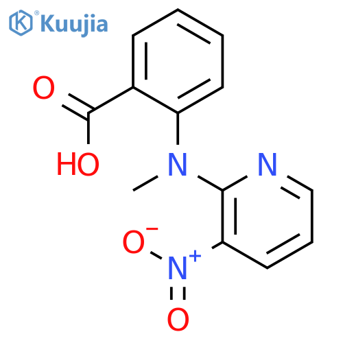 BENZOIC ACID, 2-[METHYL(3-NITRO-2-PYRIDINYL)AMINO]- structure