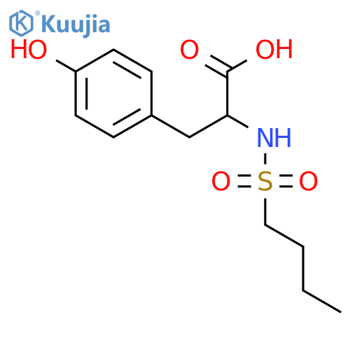 Debutylpiperidine Tirofiban structure