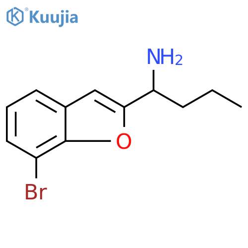 2-Benzofuranmethanamine, 7-bromo-α-propyl- structure