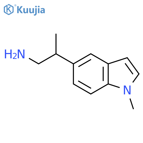 2-(1-methyl-1H-indol-5-yl)propan-1-amine structure