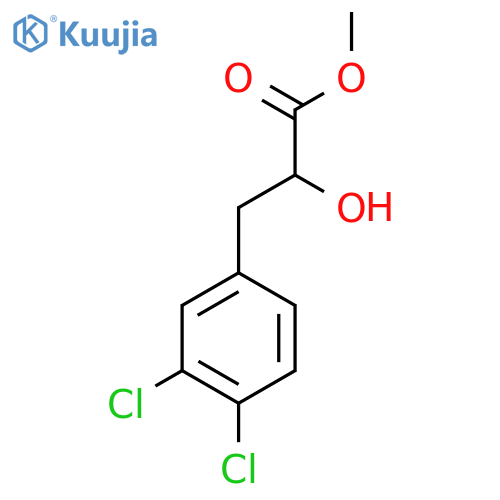 methyl 3-(3,4-dichlorophenyl)-2-hydroxypropanoate structure