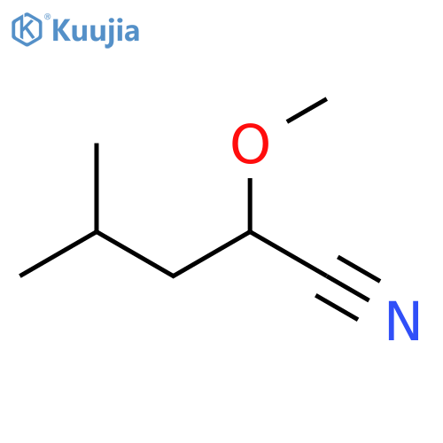 2-methoxy-4-methylpentanenitrile structure