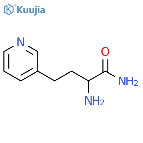 2-amino-4-(pyridin-3-yl)butanamide structure