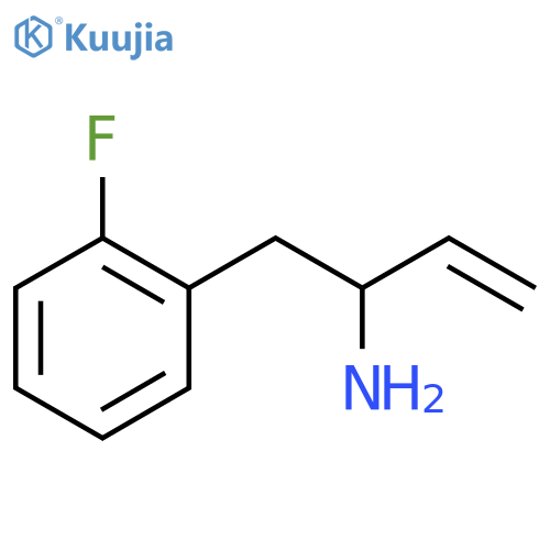 1-(2-fluorophenyl)but-3-en-2-amine structure