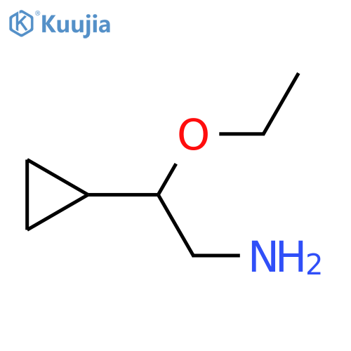 2-Cyclopropyl-2-ethoxyethan-1-amine structure