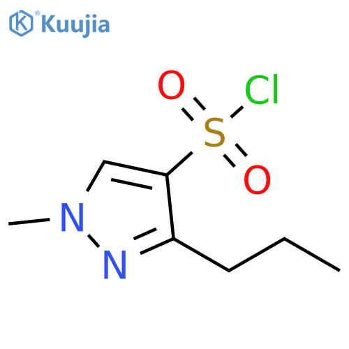 1-METHYL-3-PROPYL-1H-PYRAZOLE-4-SULFONYL CHLORIDE structure