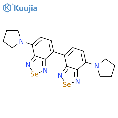 4,4'-Bi-2,1,3-benzoselenadiazole, 7,7'-di-1-pyrrolidinyl- structure