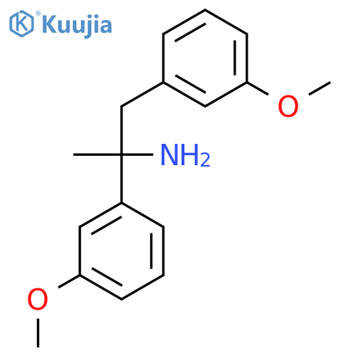 1,2-Bis(3-methoxyphenyl)propan-2-amine structure