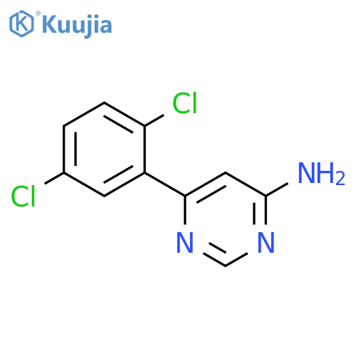 6-(2,5-dichlorophenyl)pyrimidin-4-amine structure